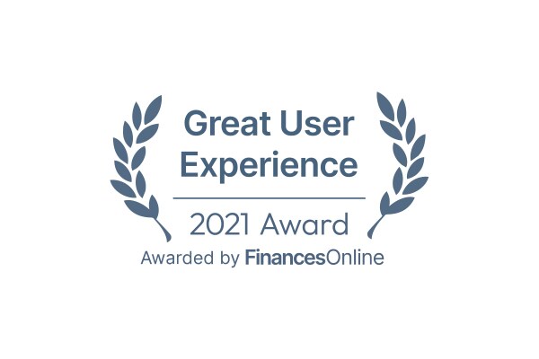 FinancesOnline Great User Experience Award 2021