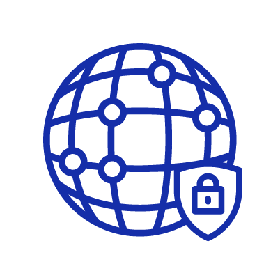 An icon of tick-mark in a circle