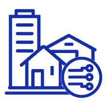 Buildings and controls icon