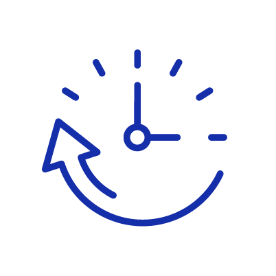 An icon of tick-mark in a circle